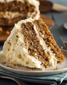 Whole grain carrot cake